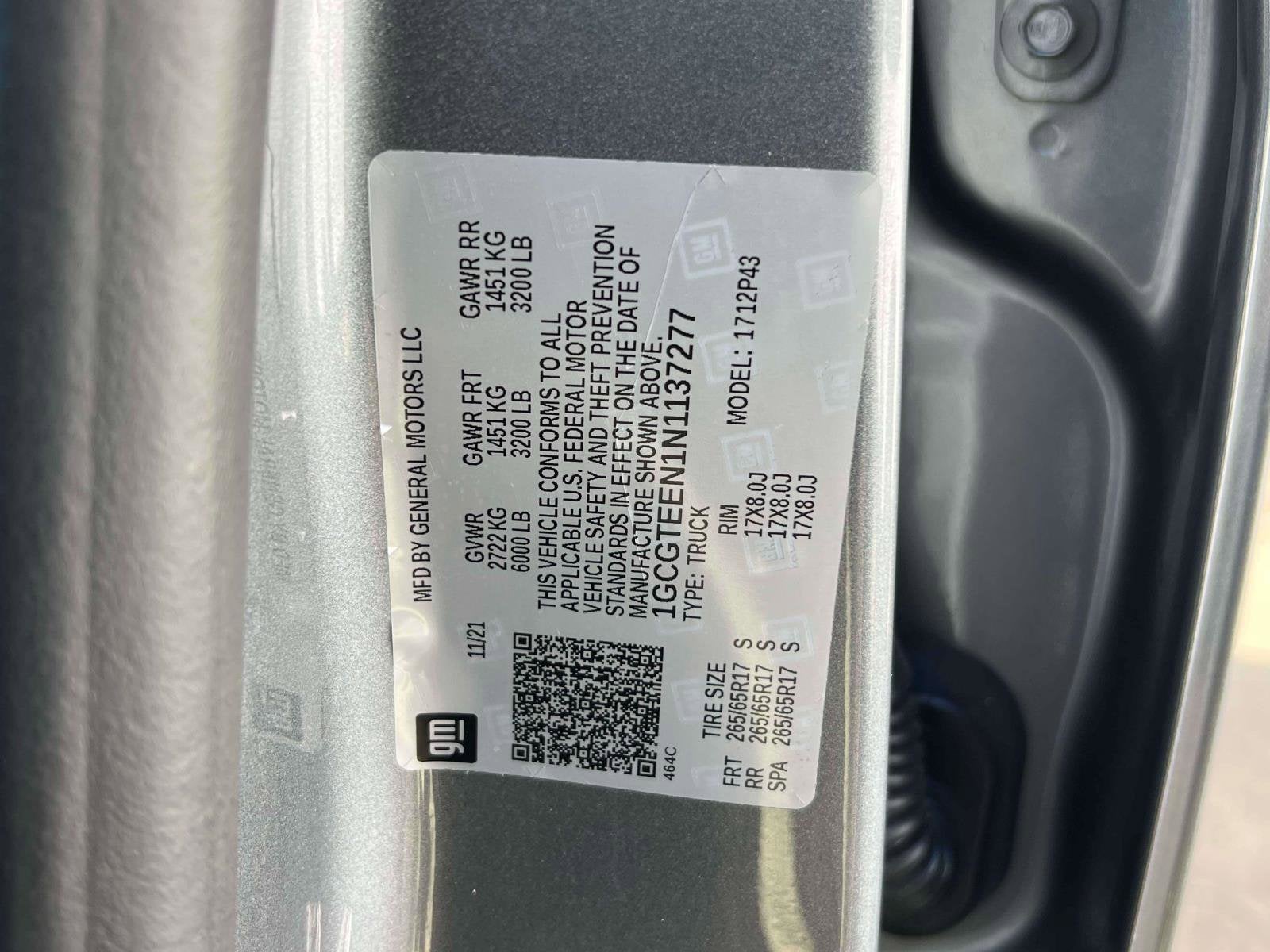 2022 Chevrolet Colorado ZR2