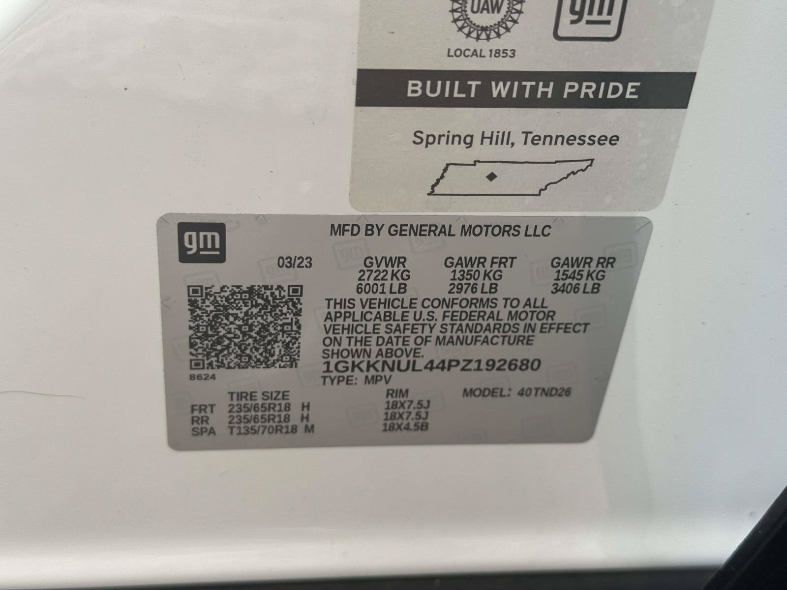 2023 GMC Acadia SLT