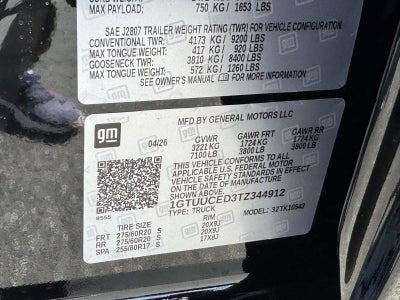 2026 GMC Sierra 1500 Elevation