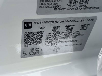 2024 GMC Sierra 1500 SLE