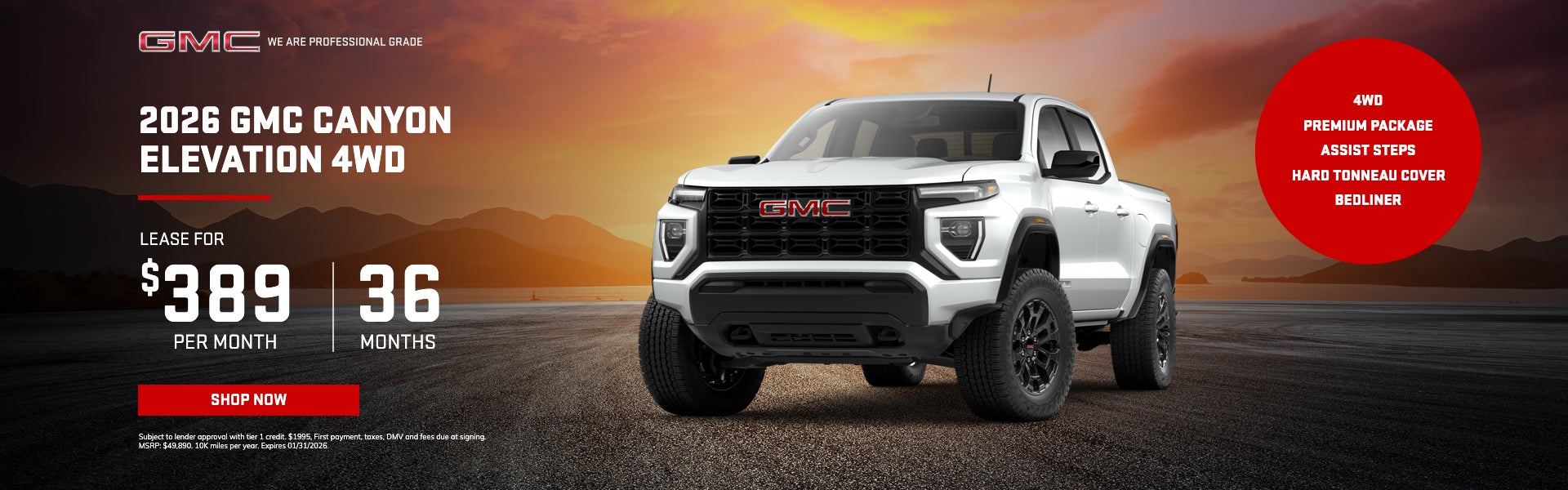 2026 GMC Canyon