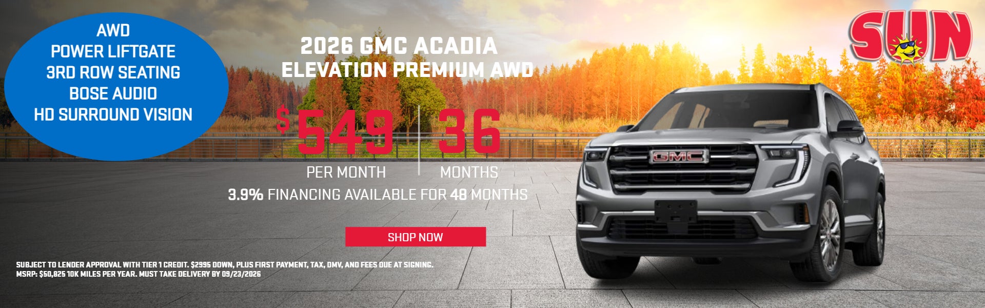 2026 GMC ACADIA