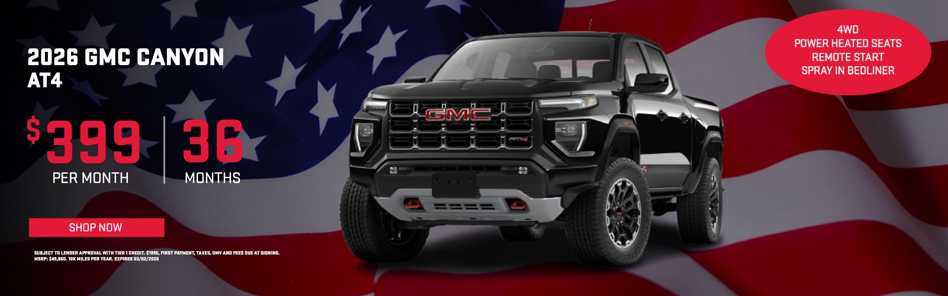 2026 GMC CANYON