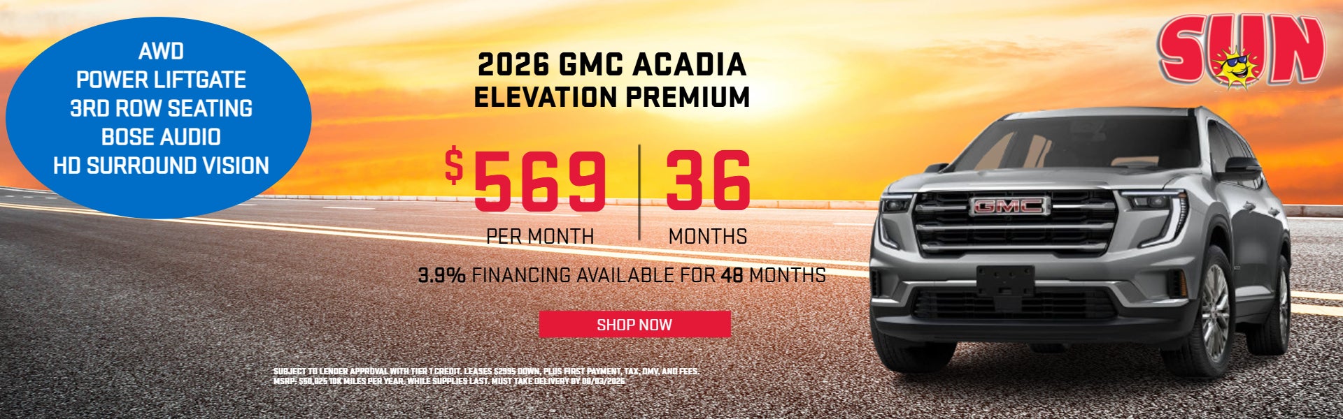 2026 GMC ACADIA