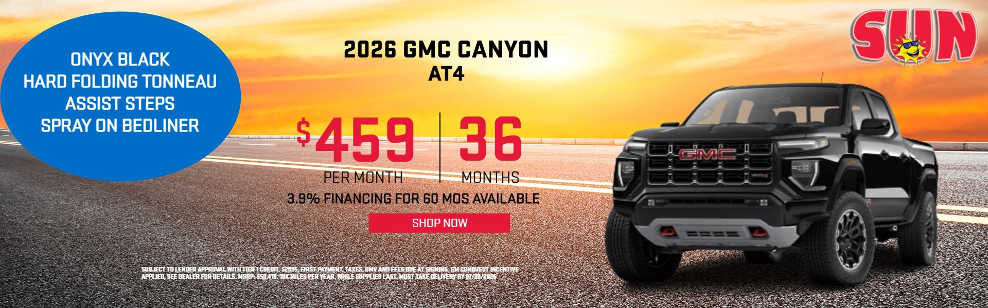 2026 GMC CANYON