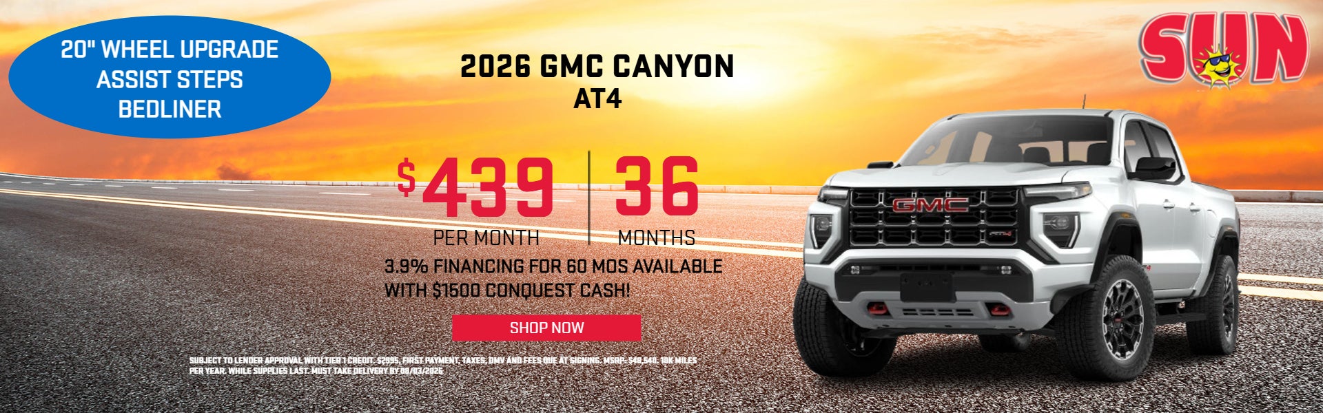 2026 GMC CANYON