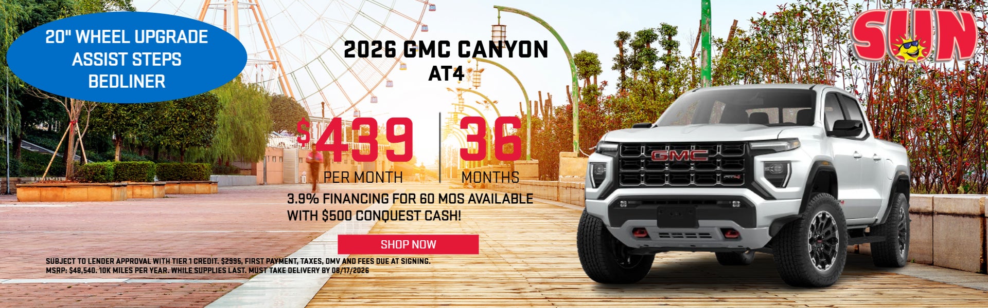 2026 GMC CANYON