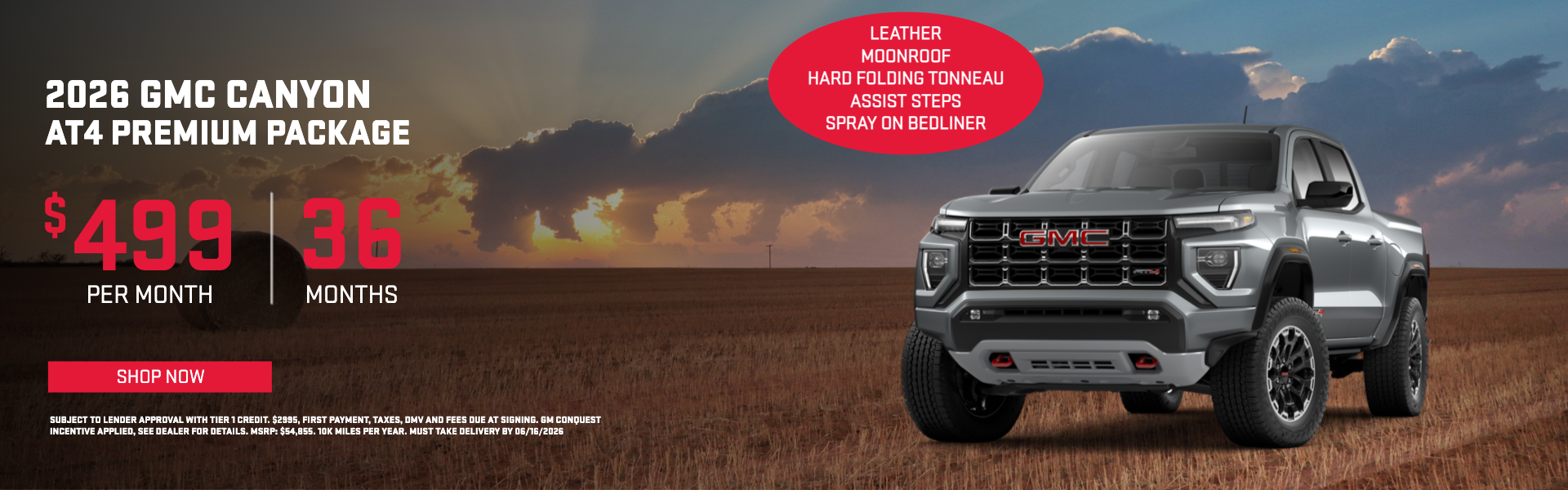 2026 GMC CANYON
