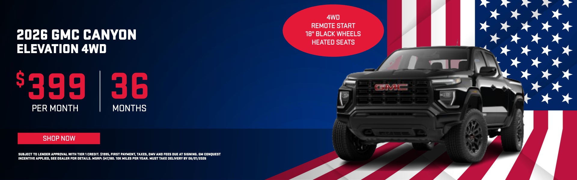 2026 GMC CANYON ELEVATION 4WD