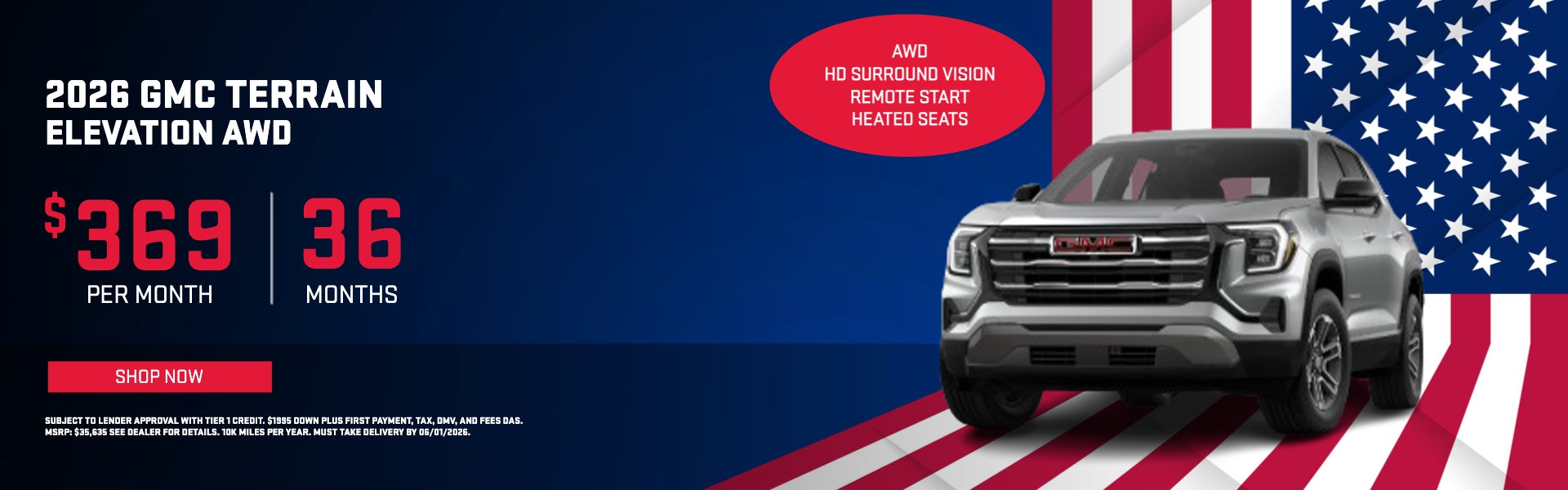 2026 GMC TERRAIN ELEVATION AWD